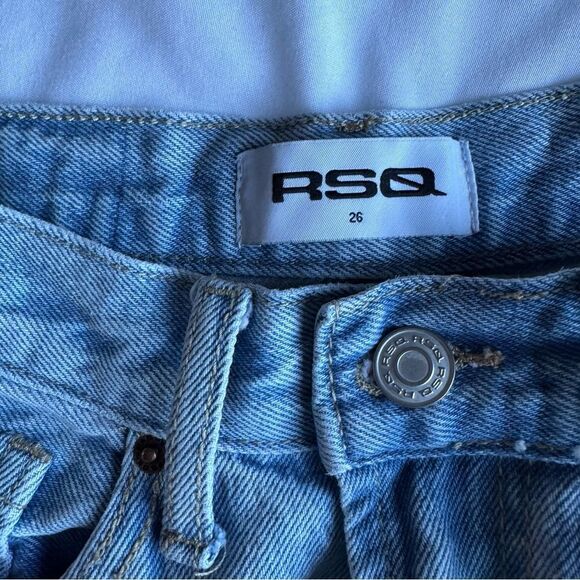 RSQ Light Blue DenimCarpenter Shorts, 26 - Picture 2 of 9